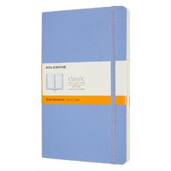 Блокнот Moleskine Classic Soft Large A5 120 листов в линейку голубой на сшивке (130x210 мм)